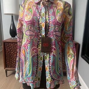 Etro Multicolor Paisley Shirt